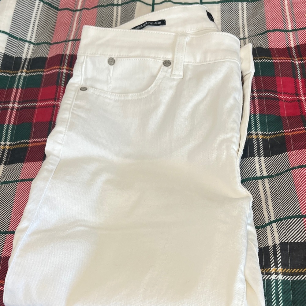 Talbots White Ankle & Cropped Jeans